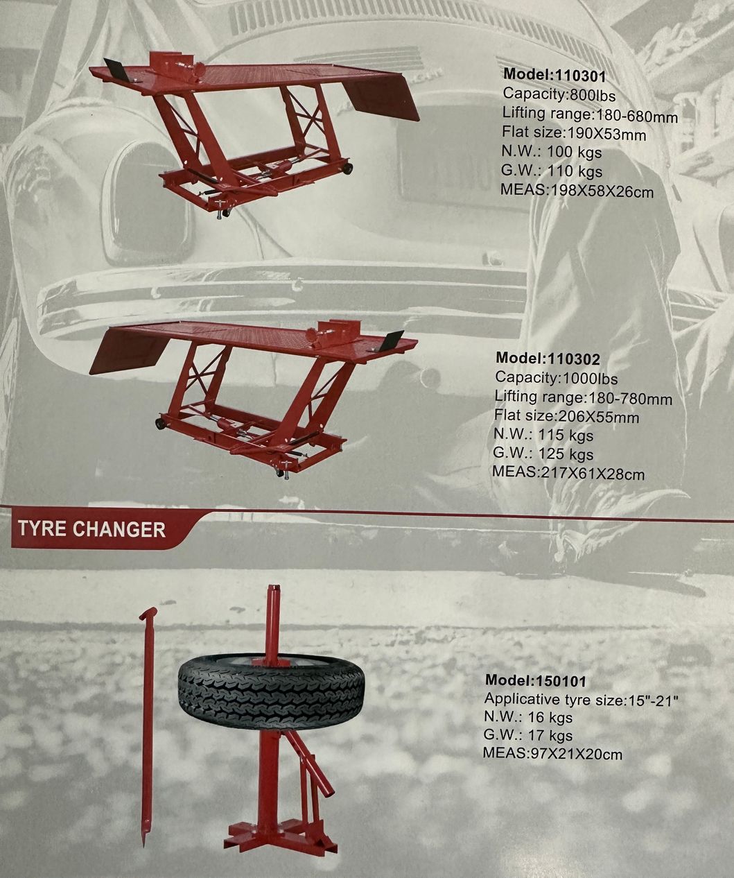 Manual Portable Tyre/Tire Wheel Changer Hand Bead Breaker Mounting Tool for Sale