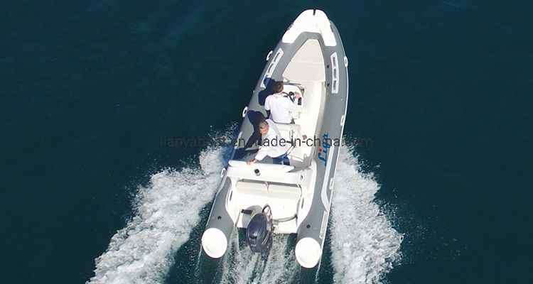 Liya 5.2m Outboard Rigid Bottom Inflatable Boat Leisure Rib Boat