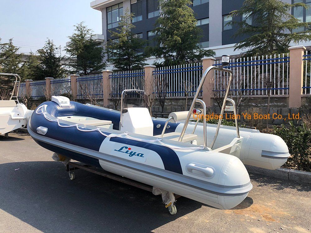 Liya 2.4-5.2m PVC Rib Boat Fiberglass Hull Inflatable Boat