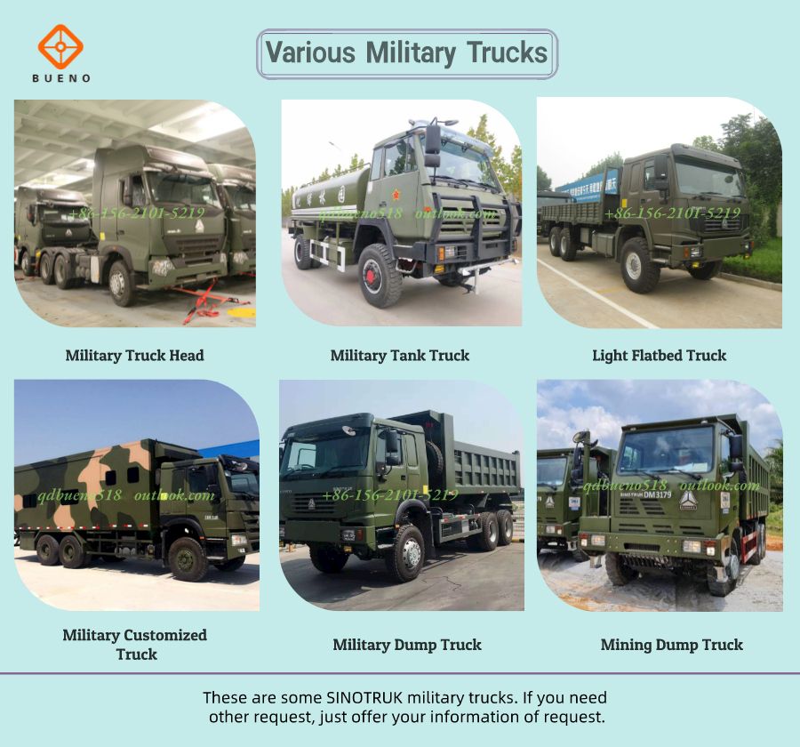 Military/Army Style Sinotruk HOWO 6*6 Independent Suspension Series off-Road Vehicle, Military/Army Style Lorry Truck