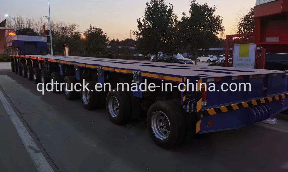 1%~10% Off Discount 300 Tons heavy duty modules trailer/ Modular trailer with hydraulic Power Station