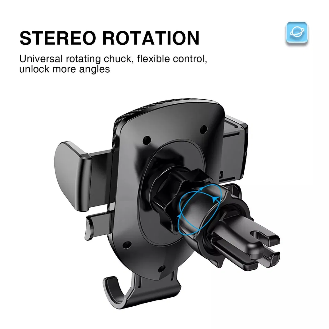 Car Dashboard Phone Holder for Widest View Universal Handsfree Auto Windshield Air Vent Phone Mount