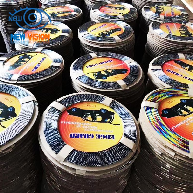 15m PVC Chrome Car Door Edge Guard Protection Strip