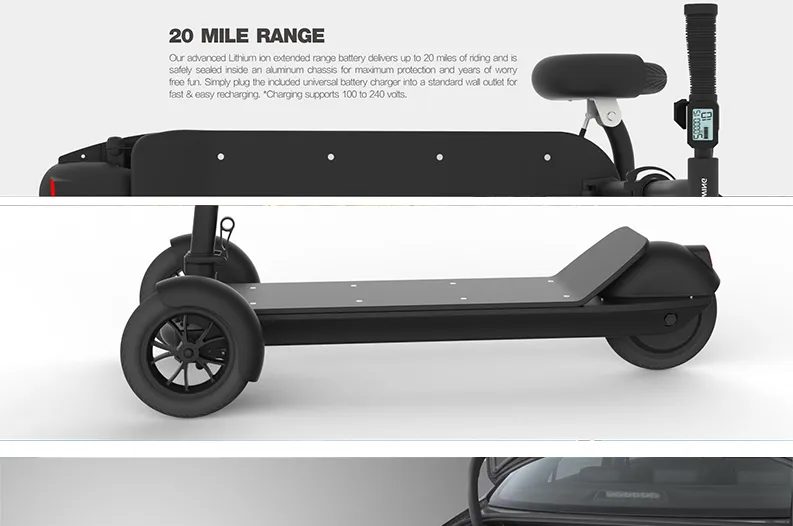 Mi Duo 2 Front Wheel Trike 3wheel Cycleboard Three-Wheel Electric Scooter