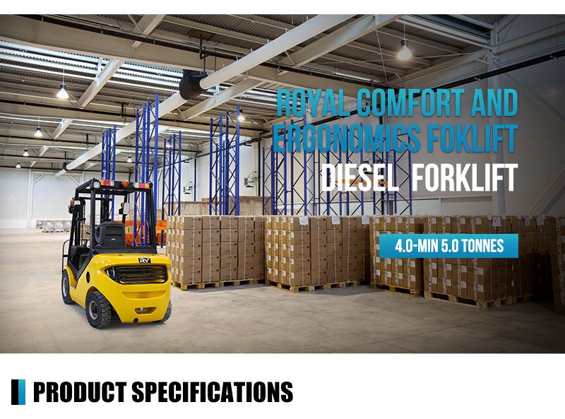 Royal 1.8 Ton Diesel Forklift Trucks with Chinese Xinchai Engine