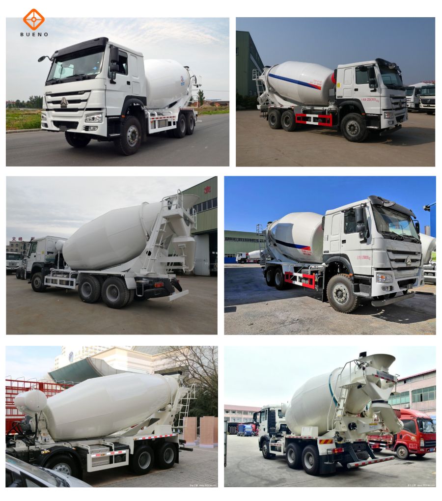 8cbm 6*4 HOWO Euro4 Sinotruck Left Hand Dring Type Concrete Mixer Truck