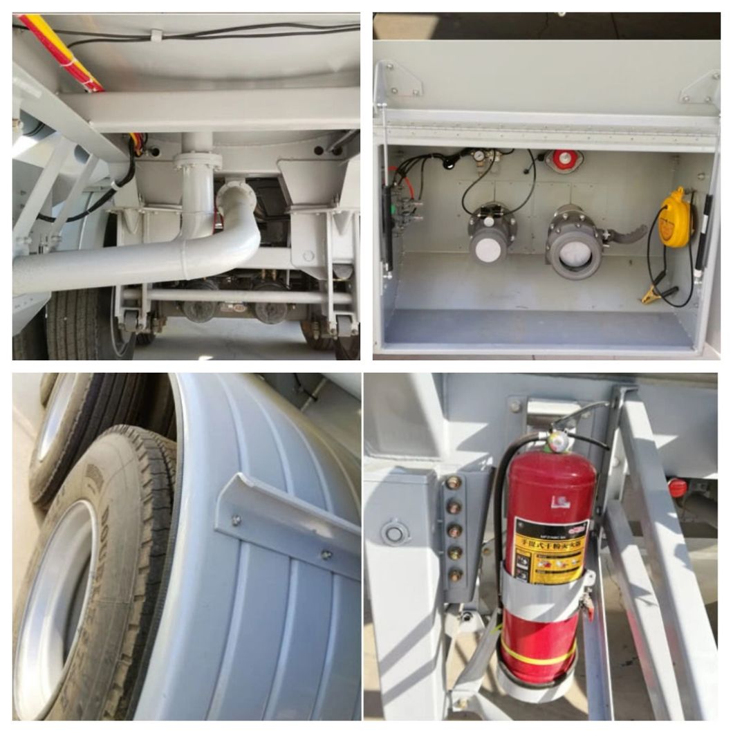 Chary 3 Axle 30000L/40000L/50000L Carbon Steel/Stainless Steel/Aluminum Alloy Tank/Tanker Truck Semi Trailer for Oil/Fuel/Diesel/Gasoline/Crude/Water/Milk Trans