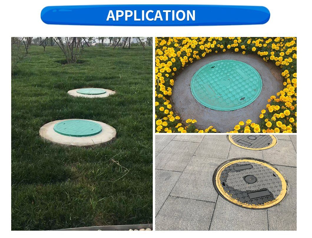100% Raw Material Road Safety Hot DIP Galvanized Resin Manhole Cover Price