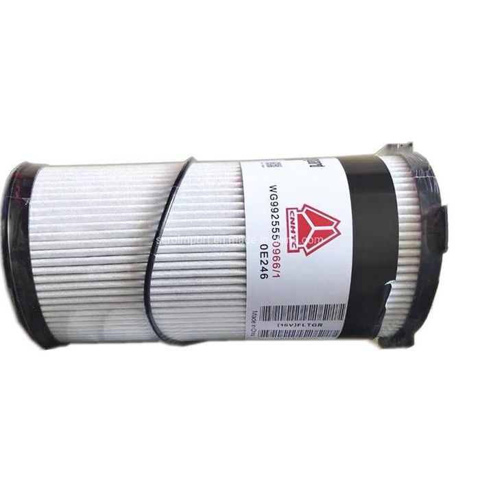 Diesel Engine Parts Filter Element Wg9925550966 for Cnhtc Sinotruk HOWO Truck Auto Spare Parts