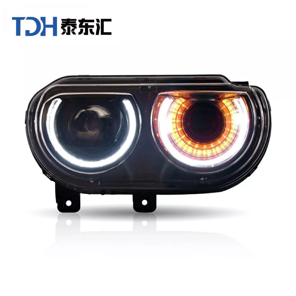 Wholesales LED Headlights Head Light 2008-2014 Srt R/T Sequential Car Front Lamp for Dodge Challenger
