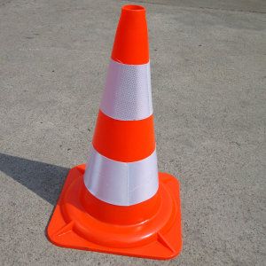 50cm High Standard Plastic Orange Traffic Safety Cone