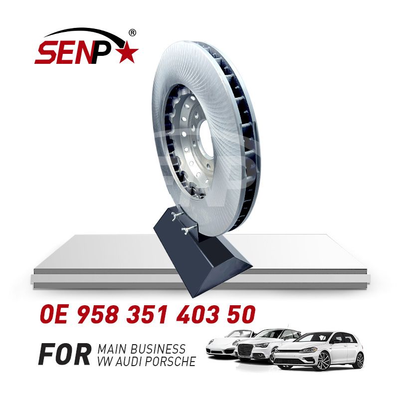 Senp High Quality 958 351 403 50 Car Brake System Brake Disks for 92A Porsche Cayenne 95835140350 Front Brake Discs