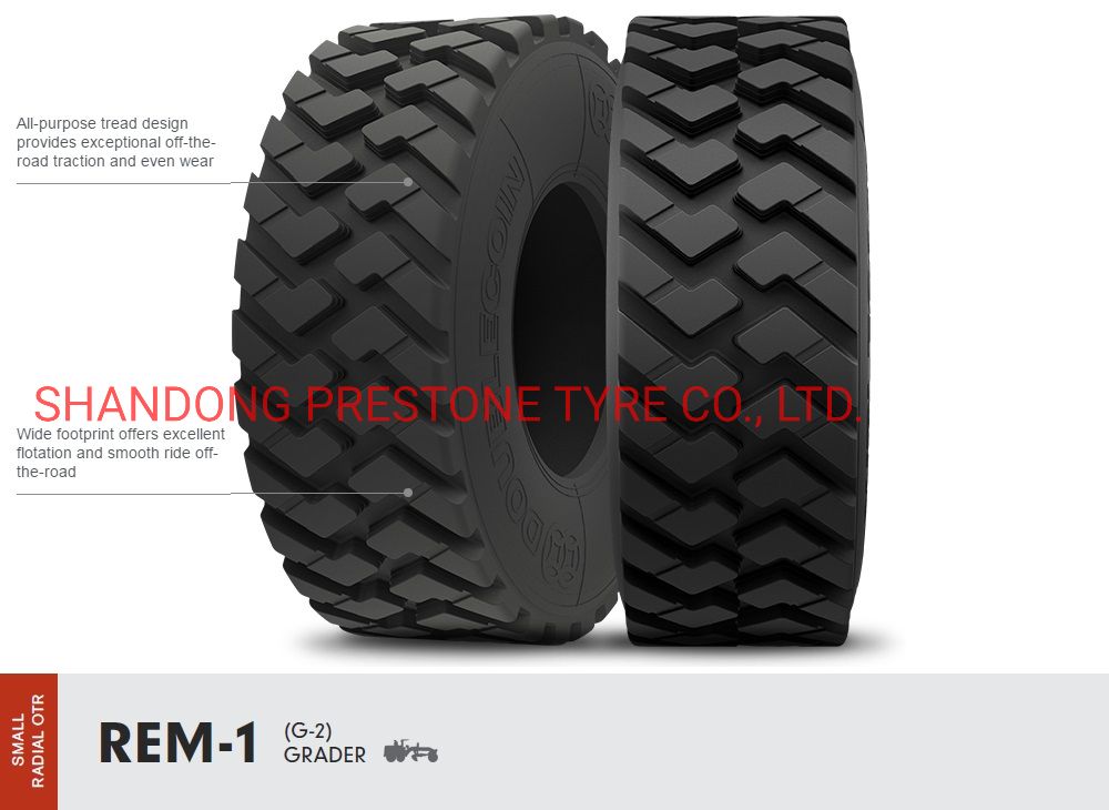 Double Coin OTR, Grader Tire, Radial OTR, E2/L2/G2, 1300r24, 1400r24, 17.5r25, 20.5r25