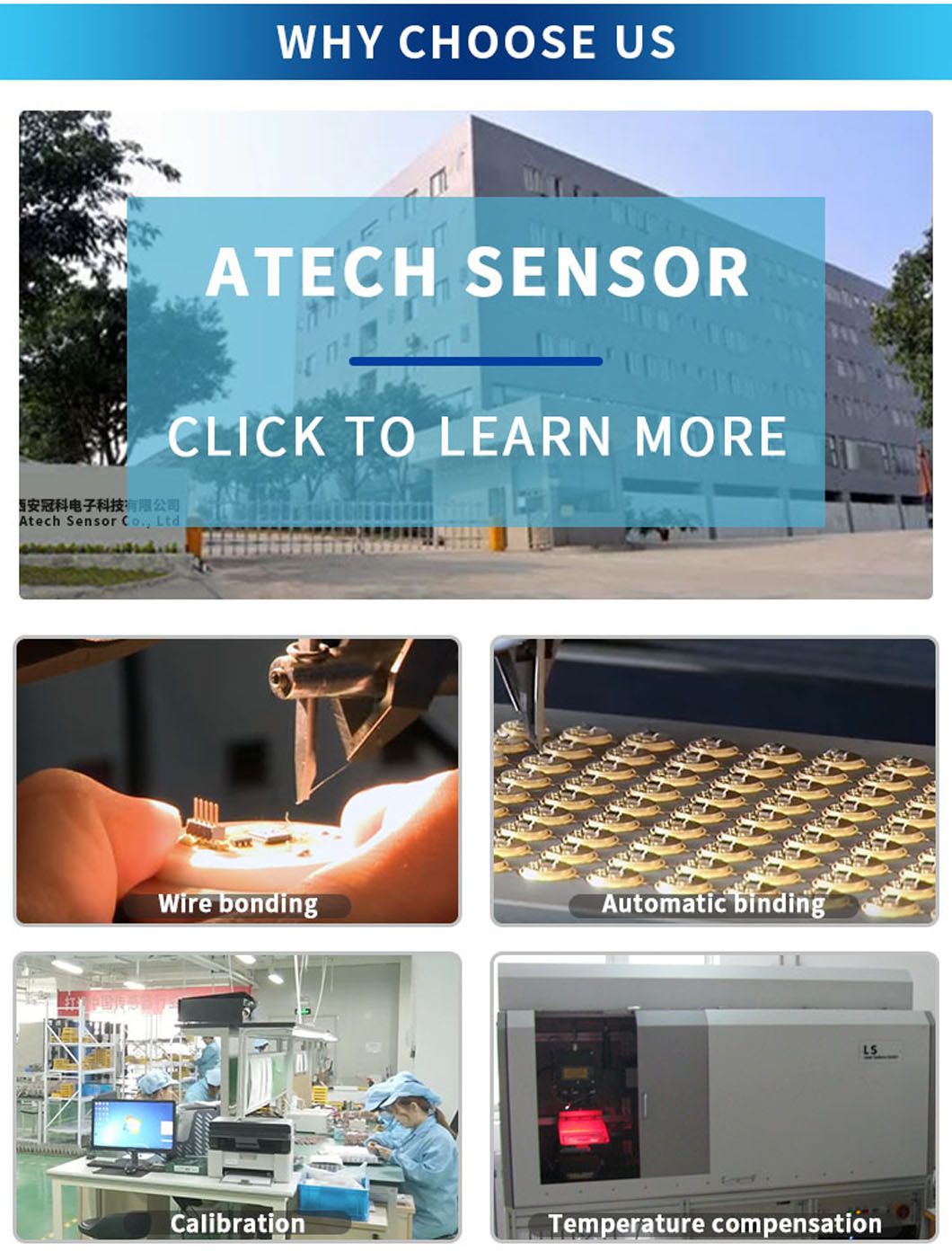 Atech Pressure Transmitter for Water Oil Fuel Gas Air Ceramic Sensor Stainless Steel Pressure Transducer