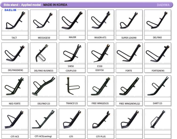 Motorcycle Spare Part Accessories Side Stand for Sym Fiddle 125