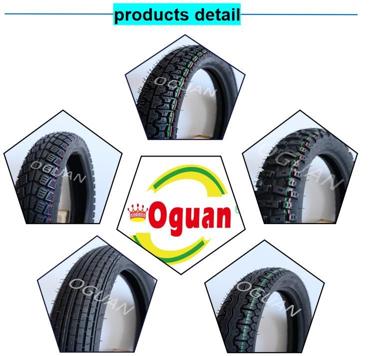 ODM Direct Selling High Quality Oguan Motorcycle Tyres with 3.00-18 Passenger Motor Tires and Nature Butyl Inner Tubes