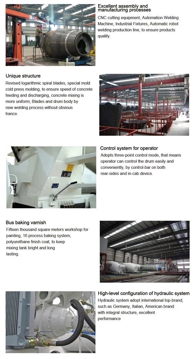 New Design 8X4 Self-Loading Transit Mixer