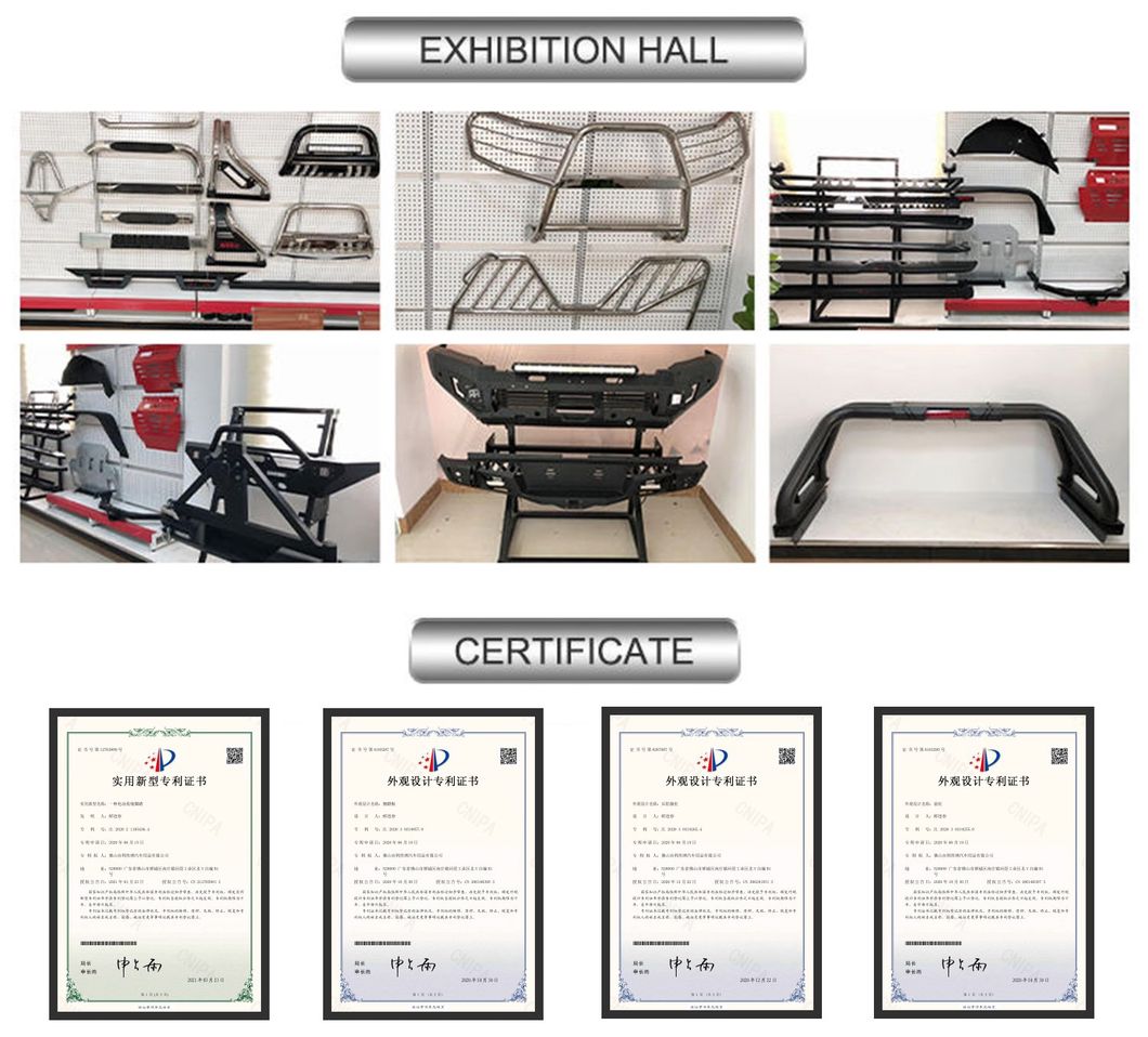 2022 New Design Rear Bumper Accessories Bullbar for Isuzu D-Max