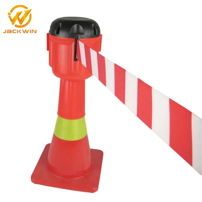 Yellow and Black Color Traffic Retractable Cone Bar