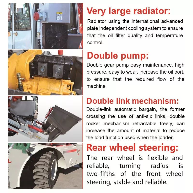 Self Loading Mobile Concrete Mixers with Weighing System Mixer Concrete Machine