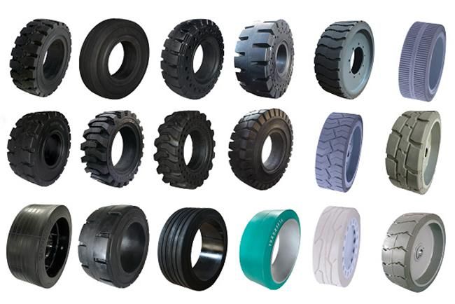 Non Marking Skyjack Sj3219 Awp Parts 152039 Front Assembly Wheel 200X8 Tire