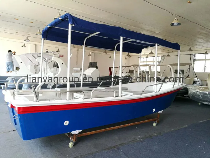 Liya CE Panga Boat 19feet Fiberglass Vessel with Outboard Engine
