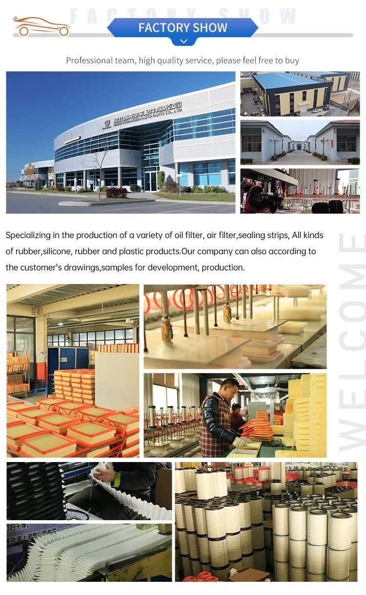 Factory Supply Free Sample Filteroem 17801-37020 17801-37021 Customizable Packing Filter Element