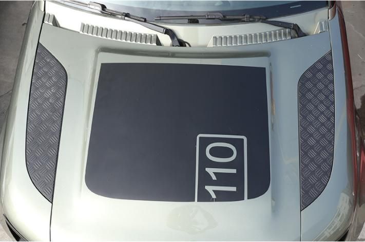 Hot selling for Defender Soft PVC Material Front Bonnet decorative Urban Style Sticker