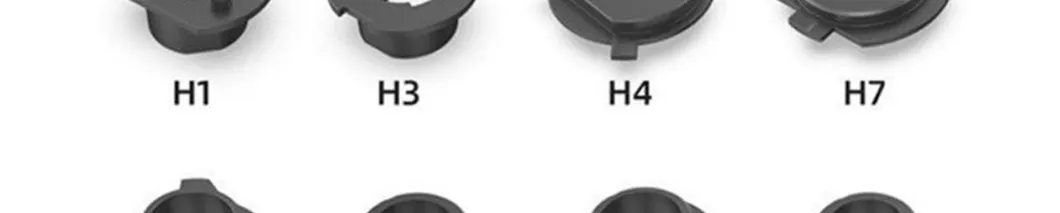 H4 Auto Light 25W H1 H3 H7 9012 Car Bulbs LED Headlights