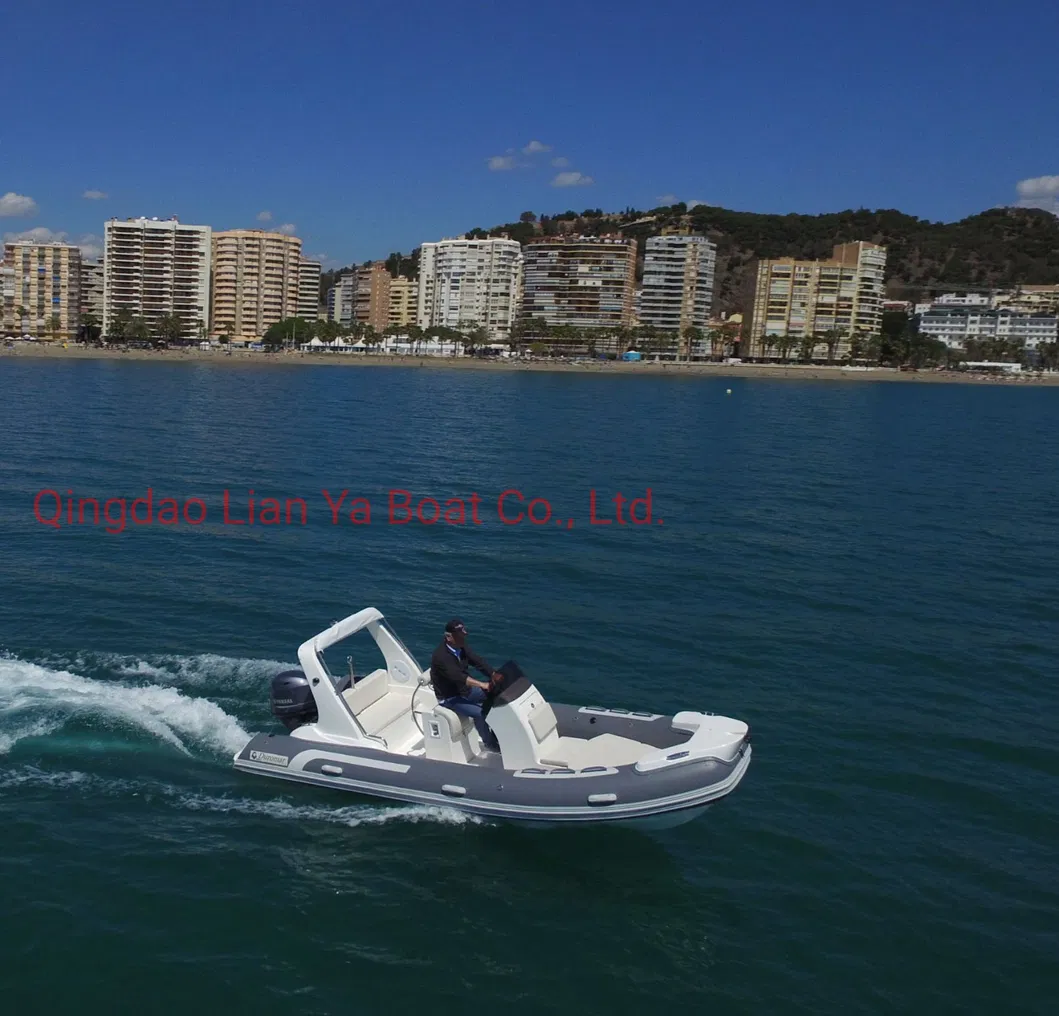 China Cheap 5.2m-8.3m Rigid Hull Hypalon Inflatable Rowing Boat