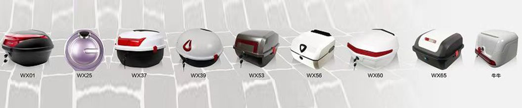 Electric Scooter New Top Box Motorcycle Hard Luggage Motorcycles Delivery Box Electric Scooter Cargo Box Motorcycle Helmet Box Top Case Motorcycle Spare Part