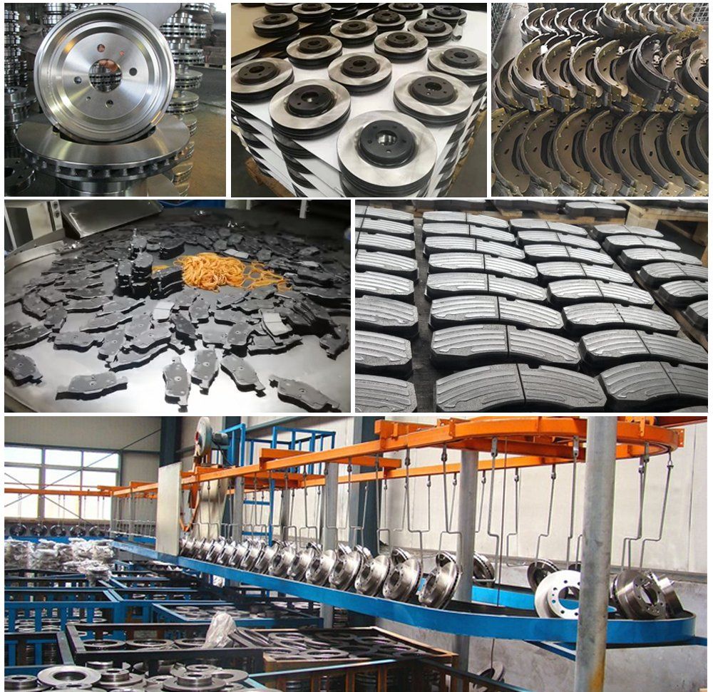 High Efficiency Braking System Semi-Metals and Ceramics Front and Rear Swift Brake Pads/Brake Block/Brake Lining D2278 for Toyota
