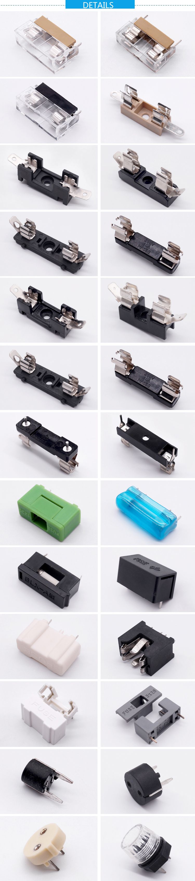 Fuse Holder /6X30 Fuse Holder Clip /PCB Fuse Clip