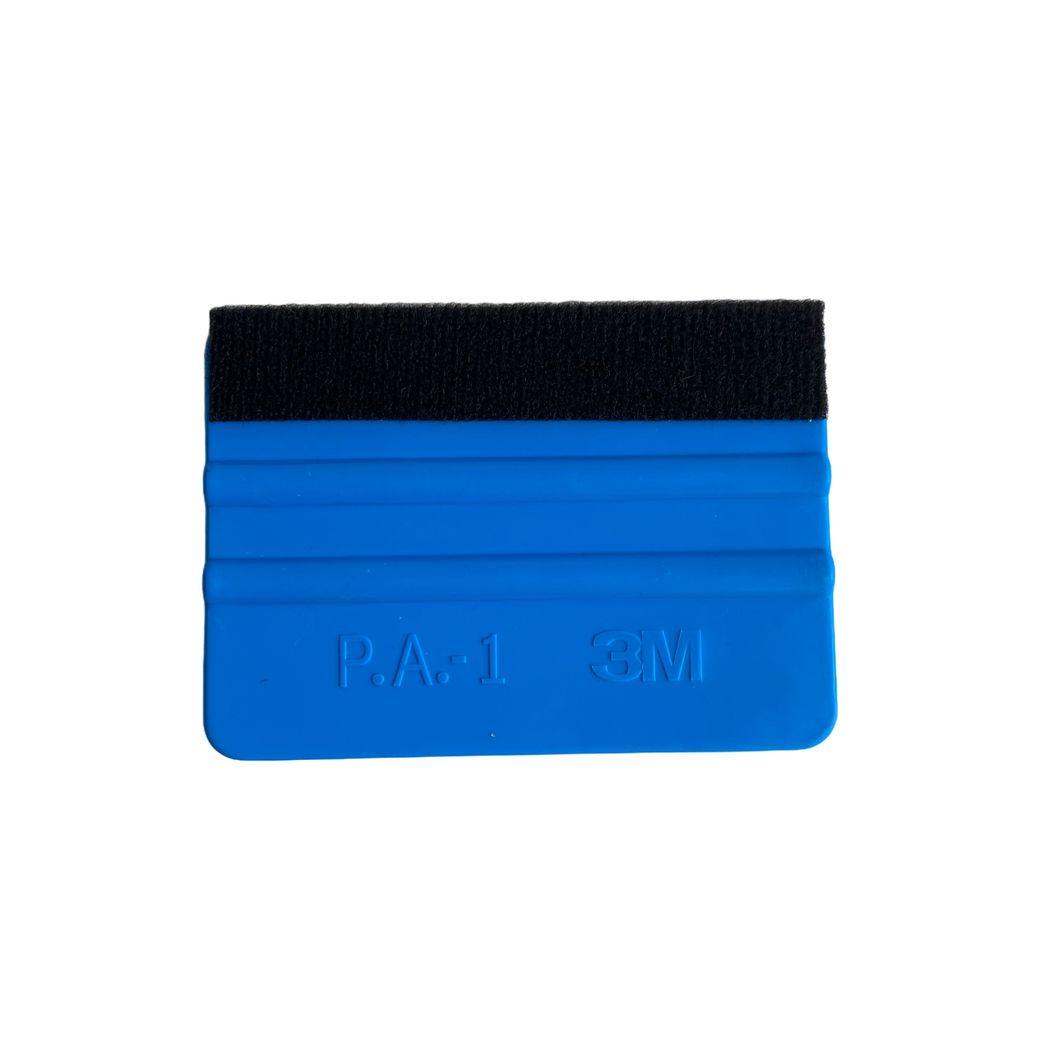 Qili Qg-40 Window Tint Tools Medium Hard Plastic Squeegee with Fabric Felt to Install Film Smoothly