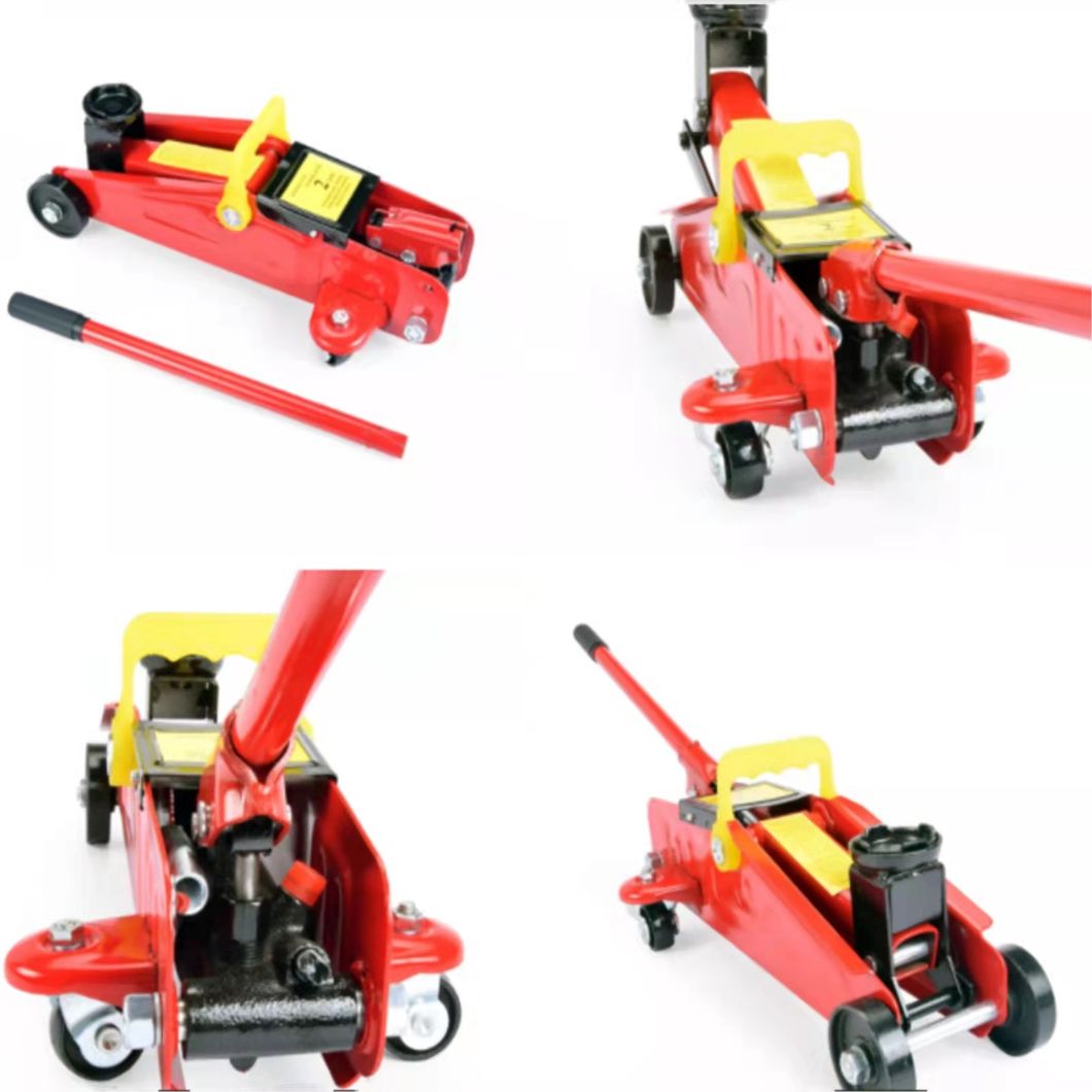 Hydraulic Low Profile Trolley Floor Jack with Single Piston Quick Lift Pump
