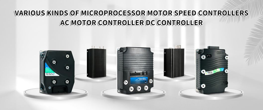 1236e-6421 Curtist 48-80V 350A AC Industrial Vehicles Motor Controller for Golf Cart Forklft