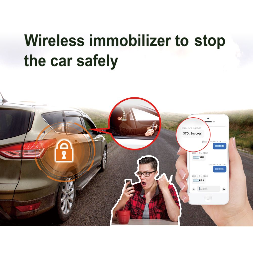 New Tk208 2g GPS Tracker with Ota Function: Upgrade Firmware on Air-Ef