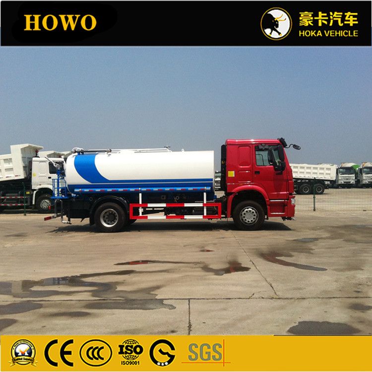 HOWO 4X2 290HP 15cbm Water Tanker Truck with Sprinklers