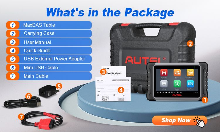 Autel Maxickeck Mk808s Auto Diagnostic Scanner Tool Autel Maxicom Mk808 Android Tablet Car Scan