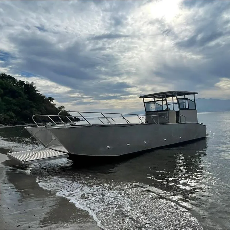 Working Watercraft Aluminum Landing Craft Boat for Vehicles Transportation
