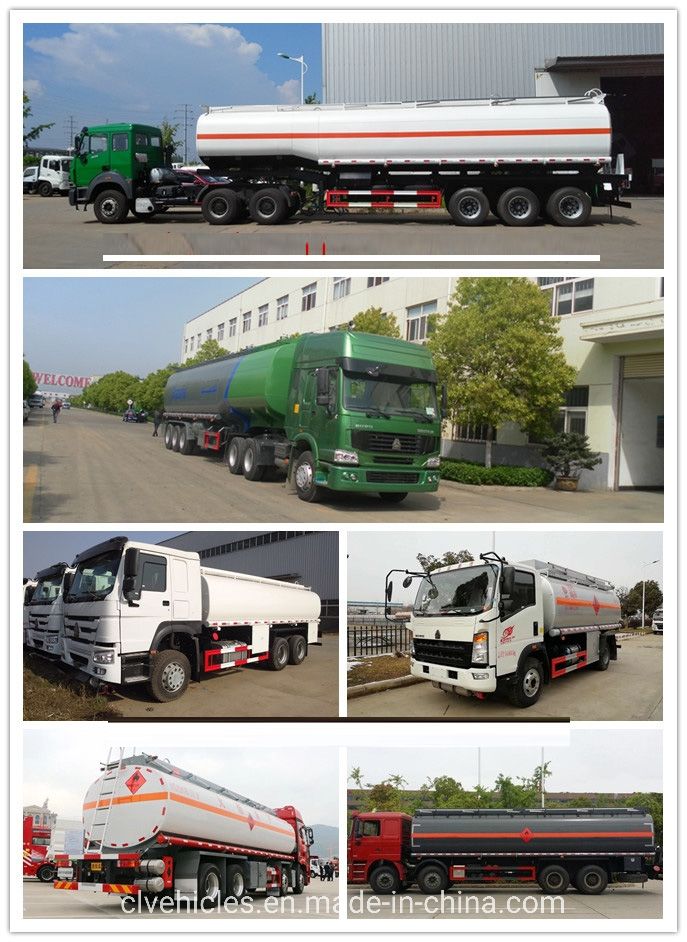 HOWO 8X4 371HP 30000L Oil Fuel Tank Gasoline Transport Truck