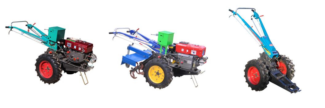 New Arrival 18HP Farm Walking Tractor with Crawler Chassis