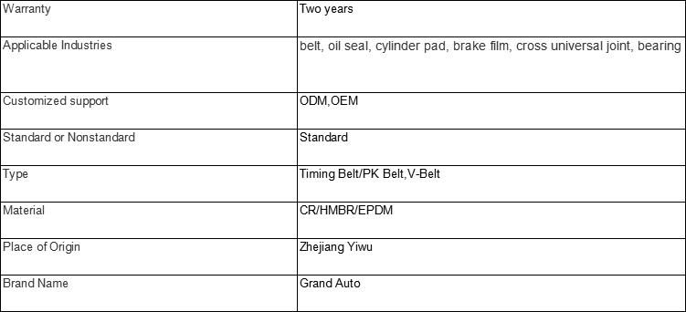Automatic Rubber Timing Belt with Tooth Belt China Belt Pk Belt for Industrial