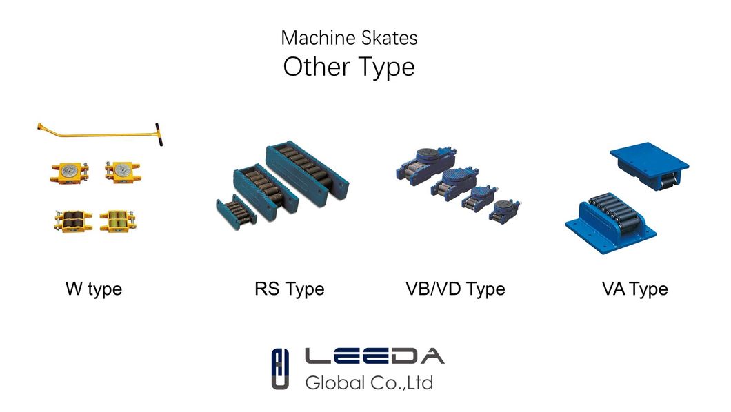 12 Ton Steerable and Ajustable Machinery Roller Skates (HL-ET6)