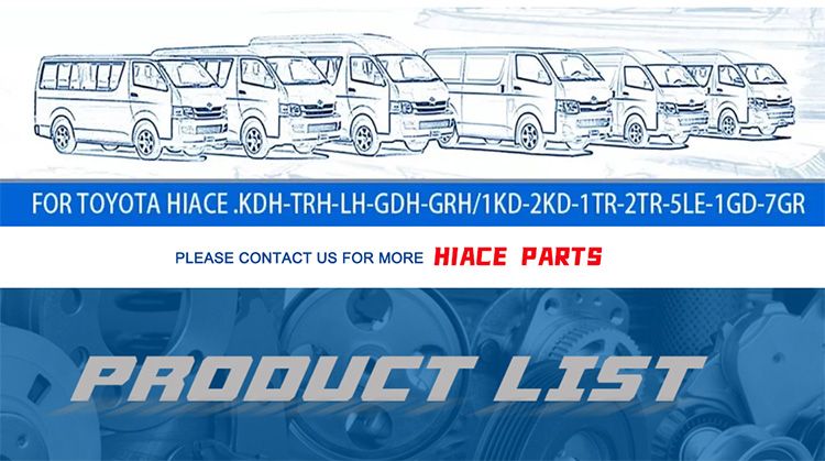 Front Grille Toyota Auto Parts and Accessories for Hiace Commuter Super Grandia Quantum Regiusace Hiace Kdh 200 Part