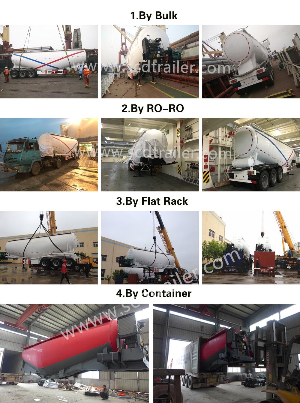2019 Model Bulk Cement Trailer Cement Tanker Trailer for Sale