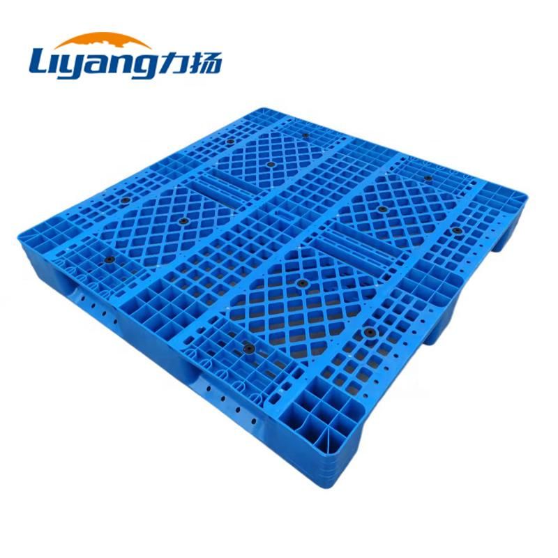 1200X1200X160mm Three Runners Plastic Pallet Heavy Duty One Piece Injection Mold with Optional 8 Steel Tubes Reinforced