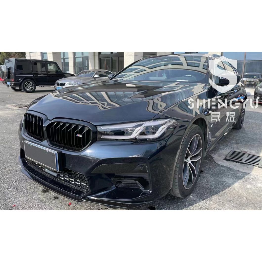 Car Bumper for BMW G30 G38 2018-2021 Change to M5CS Include Front and Rear Bumper with Grille Side Skirts Hood Fenders Headlamps Taillamps Spoiler
