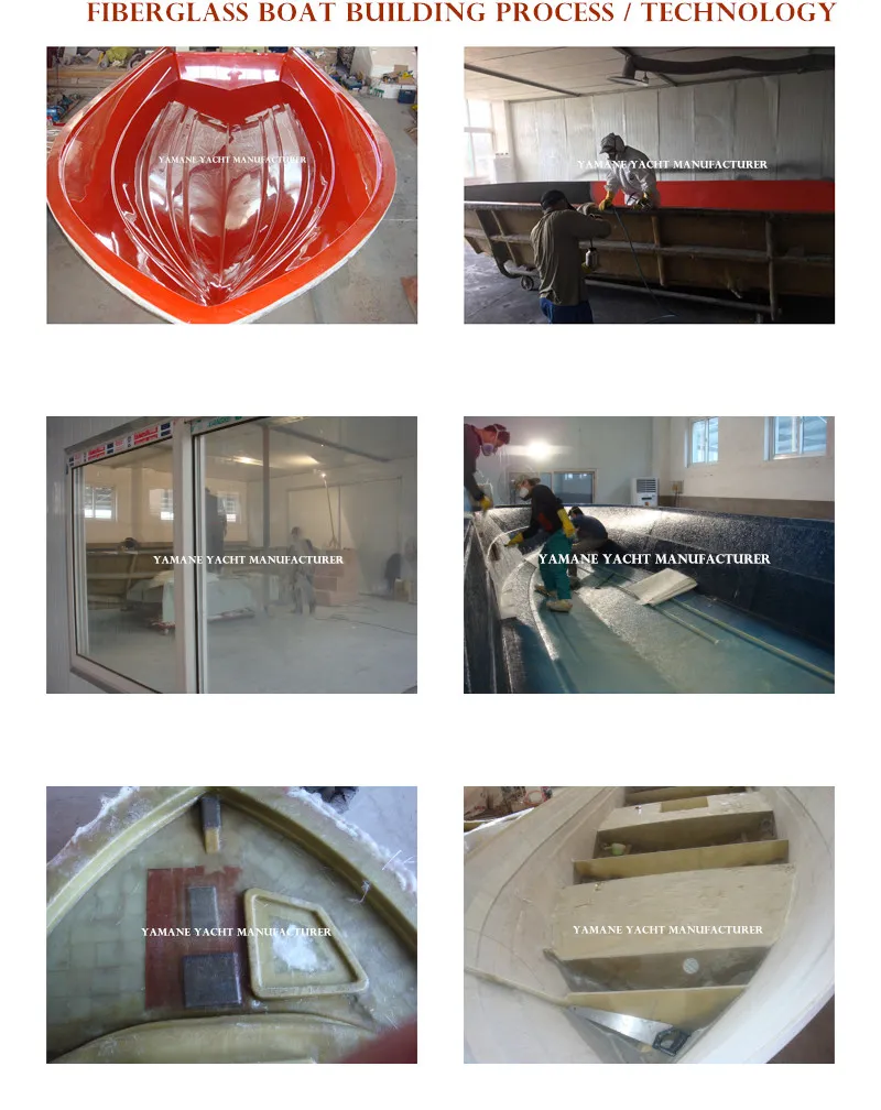 32FT Fiberglass Open Passenger Ferry Boat with Sun Shadow