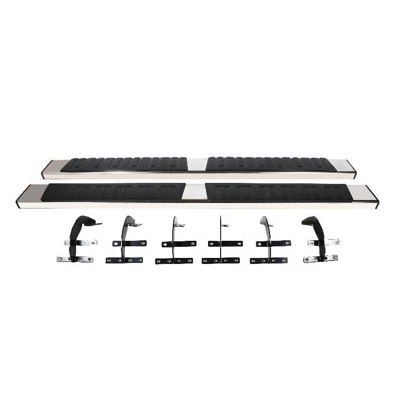 Hot Selling Car Parts 6 Inches Stainless Steel Square Tubing Side Step Nerf Bars Fit for 2019-2022 RAM 1500 Crew Cab